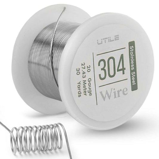 304 Stainless Steel Wire - 20 gauge / 90 feet