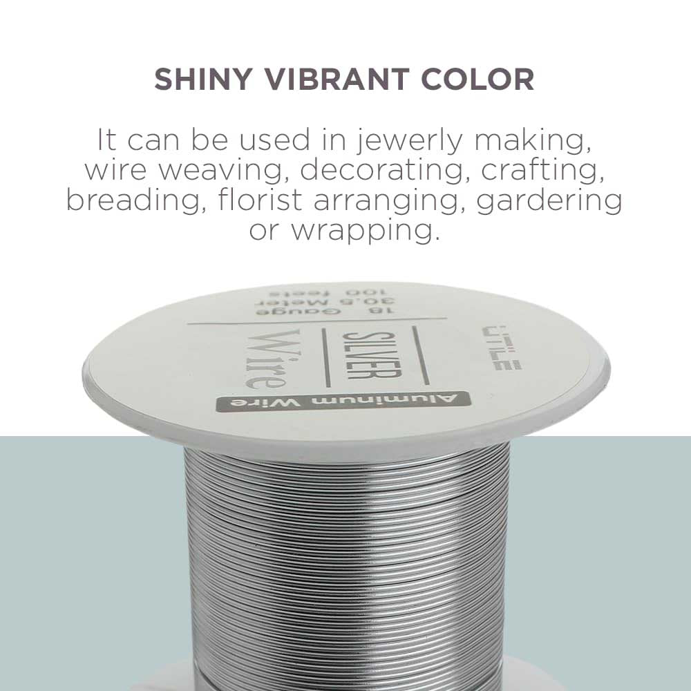 Aluminum Wire - 18 gauge / 100 feet