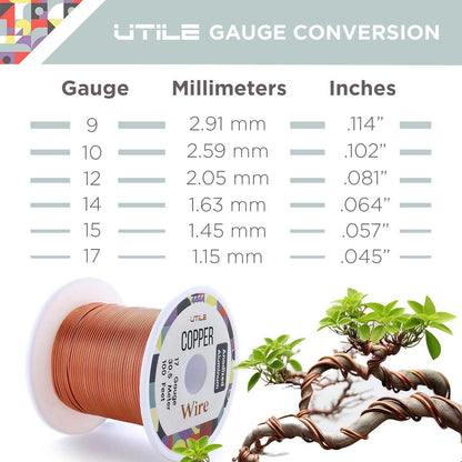 Bonsai Wire - 17 gauge / 100 feet