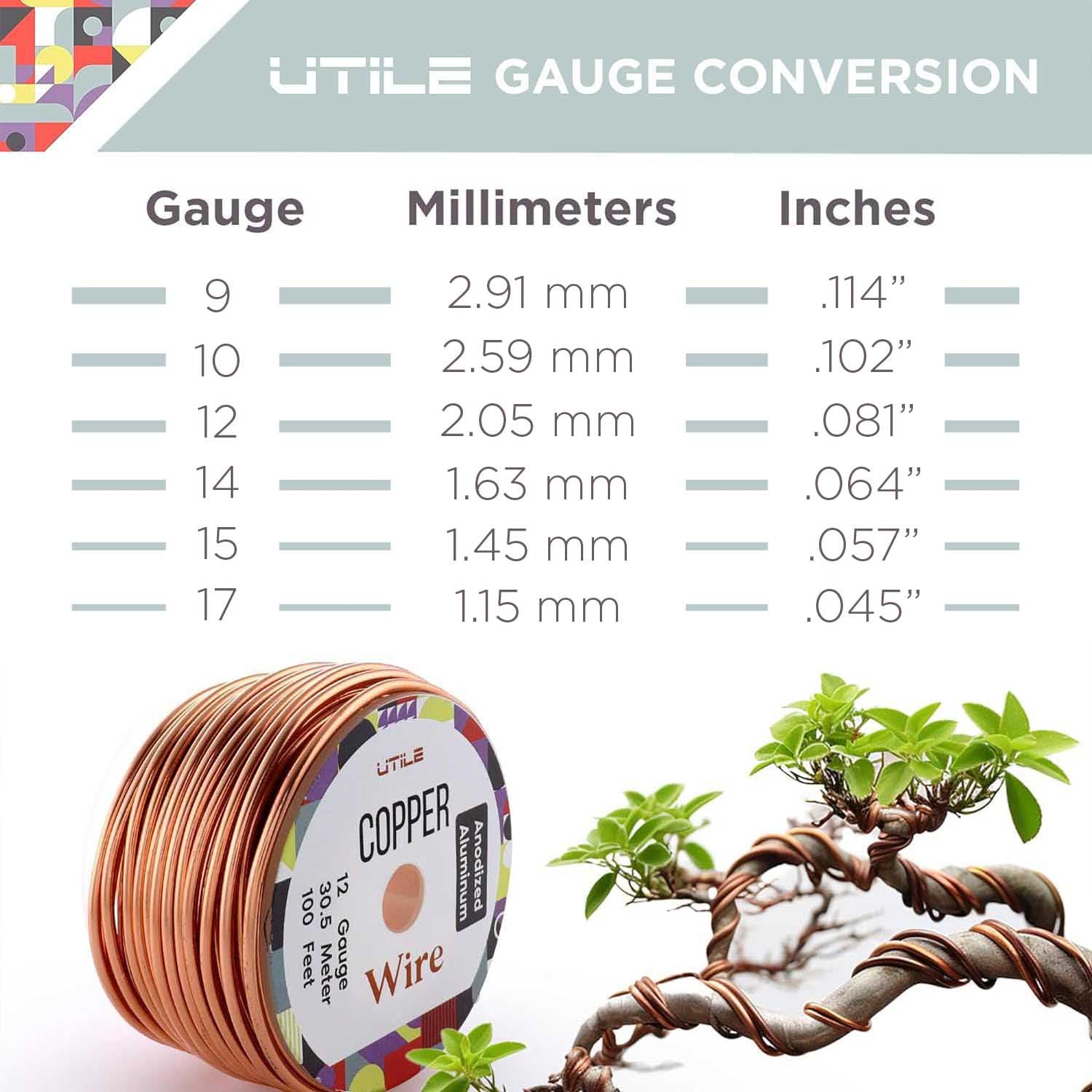 Bonsai Wire - 12 gauge / 100 feet