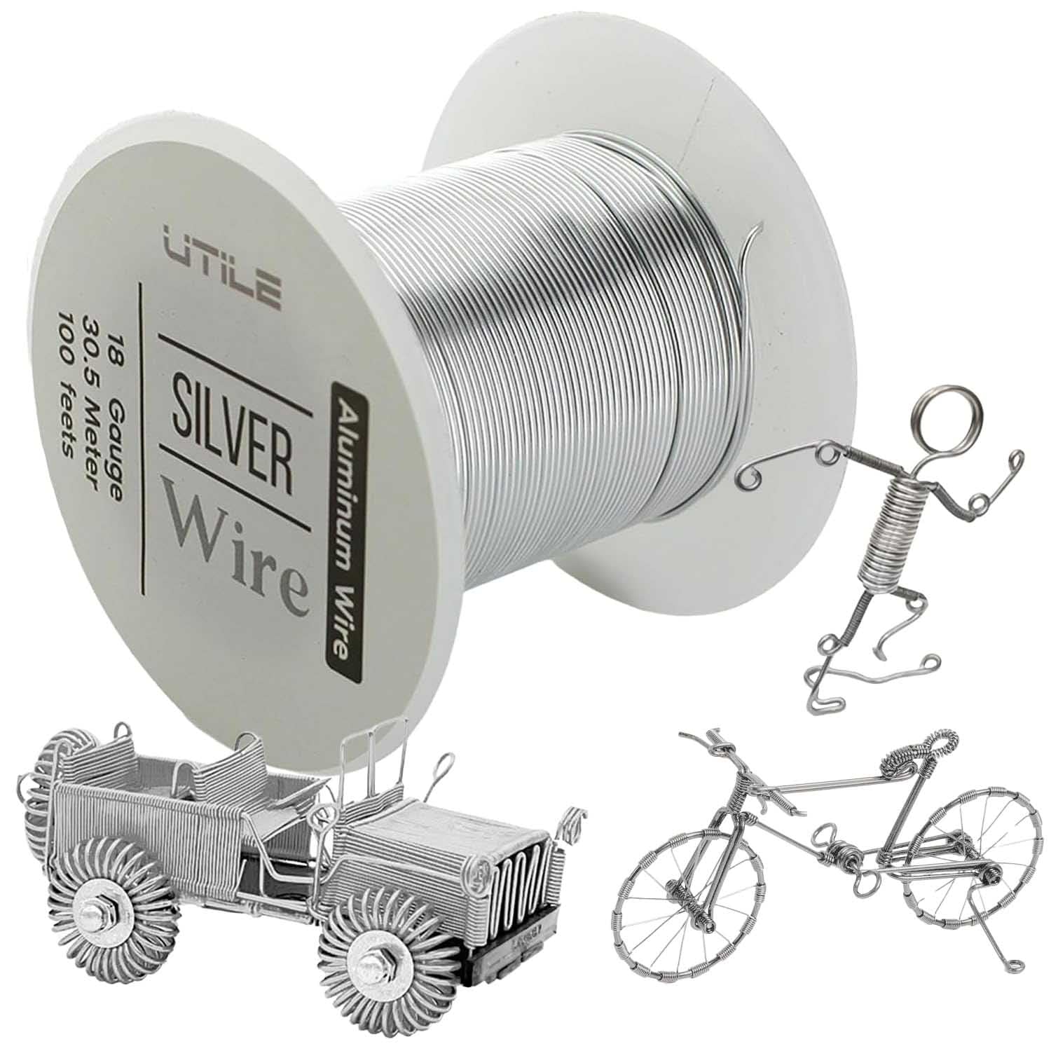 Aluminum Wire - 18 gauge / 100 feet