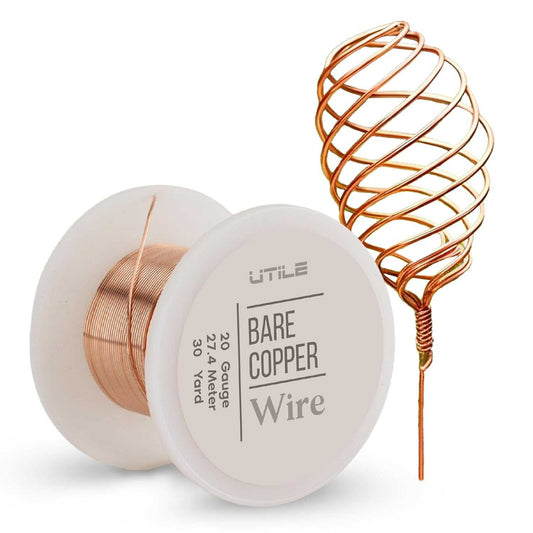 Bare Copper Wire - 20 gauge / 30 yards