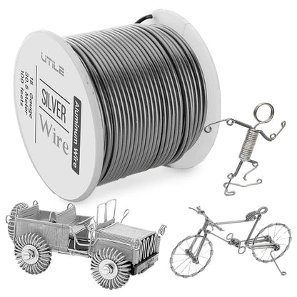 Aluminum Wire - 15 gauge / 100 feet