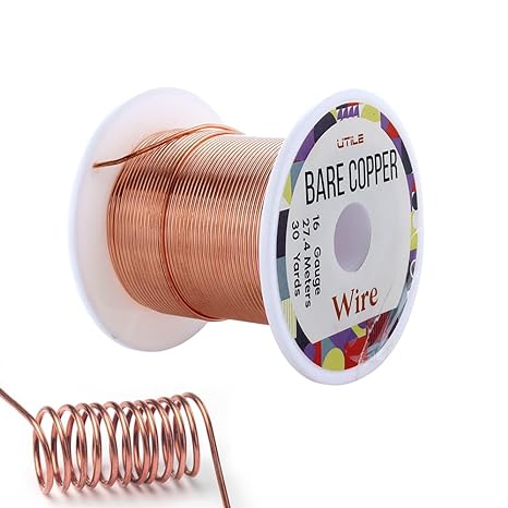 Bare Copper Wire - 16 gauge / 30 yards